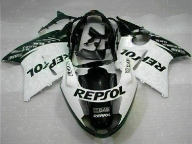 Buy 1996-2007 Honda CBR1100XX Blackbird Motorcycle Fairings - White Glossy Black Repsol Canada