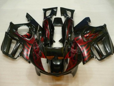 Buy 1995-1996 Honda CBR600 F3 Motorcycle Fairings - Glossy Black Red Flame Canada