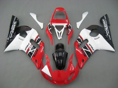 Buy 1998-2002 Yamaha YZF R6 Motorcycle Fairings - White Red Glossy Black Canada