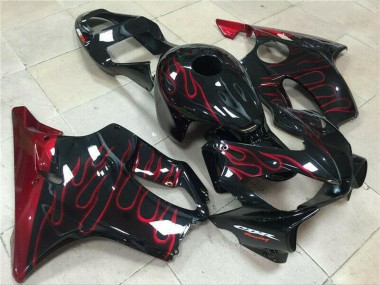 Buy 2001-2003 Honda CBR600 F4i Motorcycle Fairing - Glossy Black Red Flame Canada