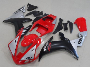 Buy 2002-2003 Yamaha YZF R1 Motorcycle Fairings - Red Silver Matte Black Canada