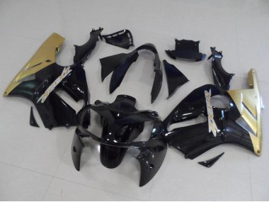 Buy 2002-2006 Kawasaki ZX12R Motorcycle Fairing Kits - Glossy Black Gold Canada