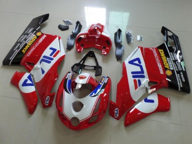 Buy 2003-2004 Ducati 749 999 Motorcycle Fairings - White Red Blue Glossy Black Fila Canada