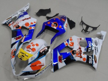 Buy 2003-2004 Suzuki GSXR 1000 Motorcycle Fairings - White Blue Red Yellow Pepe Phone Canada