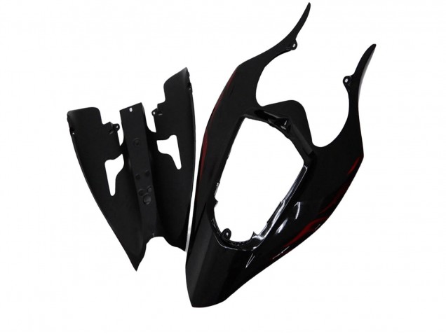2004-2006 Yamaha YZF R1 Motorcycle Fairings - Glossy Black Red Flame Canada