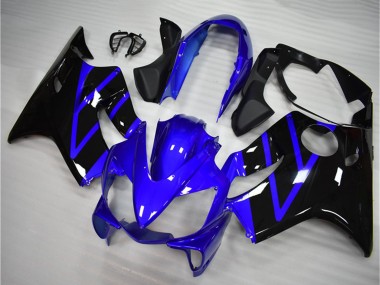 Buy 2004-2007 Honda CBR600 F4i Motorcycle Fairing Kits - Blue Glossy Black Canada