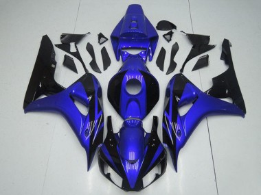 Buy 2006-2007 Honda CBR1000RR Motorcycle Fairing Kits - Blue Glossy Black Canada