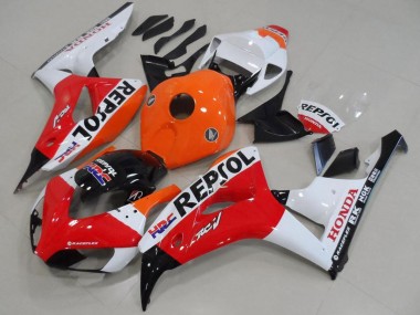 Buy 2006-2007 Honda CBR1000RR Motorcycle Fairing - Orange White Red Glossy Black Repsol HRC Canada