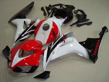 Buy 2006-2007 Honda CBR1000RR Motorcycle Fairings Kit - White Red Glossy Black Canada