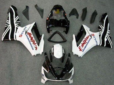Buy 2006-2008 Triumph Daytona 675 Triple Motorcycle Fairing Kits - White Glossy Black Canada