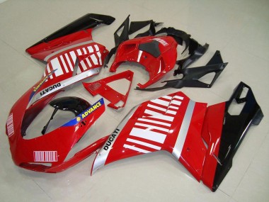 Buy 2007-2014 Ducati 848 1098 1198 Motorcycle Fairings - Silver Blue Red Glossy Black Canada