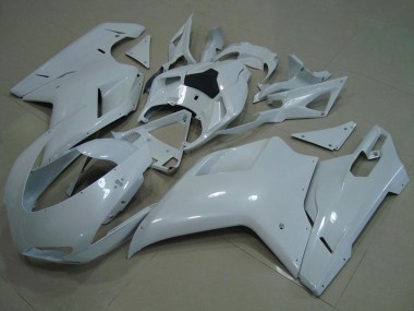 Buy 2007-2014 Ducati 848 1098 1198 Motorcycle Fairings - Glossy White Canada