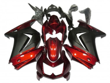 Buy 2008-2012 Kawasaki EX250 Motorcycle Fairings - Red Matte Black Canada
