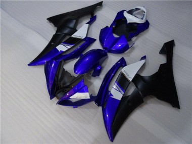 Buy 2008-2016 Yamaha YZF R6 Motorcycle Fairings - White Blue Matte Black Canada