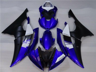 Buy 2008-2016 Yamaha YZF R6 Motorcycle Fairings - White Blue Matte Black Canada