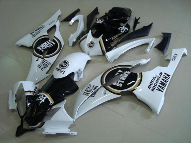 Buy 2008-2016 Yamaha YZF R6 Motorcycle Fairings - White Glossy Black Lucky Strike Motul Michelin 34 Canada