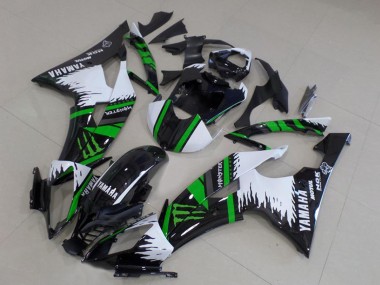 Buy 2008-2016 Yamaha YZF R6 Motorcycle Fairings - White Glossy Black Green Monster Motul Canada