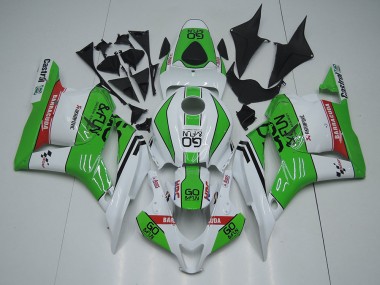 Buy 2009-2012 Honda CBR600RR Motorcycle Fairings - White Green Red Go Fun Canada