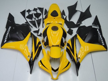 Buy 2009-2012 Honda CBR600RR Motorcycle Fairings - Yellow Matte Black Canada