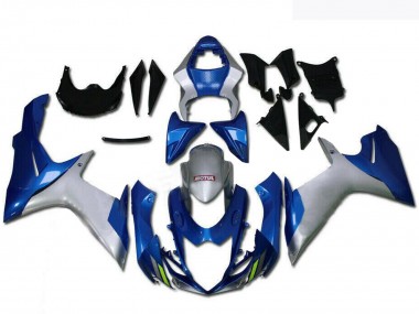 Buy 2011-2024 Suzuki GSXR 600/750 Motorcycle Fairings - Silver Blue Canada