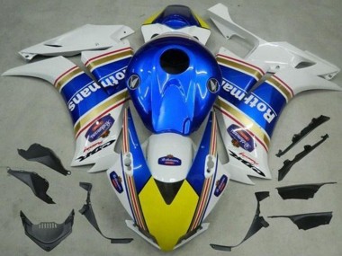 Buy 2012-2016 Honda CBR1000RR Motorcycle Fairings - White Blue Yellow Rothmans Canada