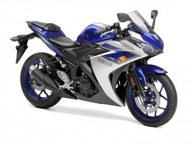 Buy 2015-2018 Yamaha YZF R3 Motorcycle Fairings - Silver Blue Black Canada