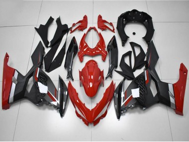 Buy 2018-2024 Kawasaki EX400 Motorcycle Fairings - Red Grey Black Canada