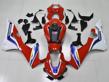 Buy 2017-2023 Honda CBR1000RR Motorcycle Fairing - White Red Blue HRC Canada