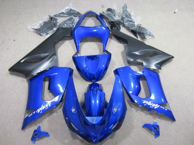 Buy 2005-2006 Kawasaki ZX6R Motorcycle Fairing - Blue Matte Black Canada