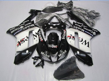 Buy 2007-2008 Kawasaki ZX6R Motorcycle Fairings - Black West Mobil Canada