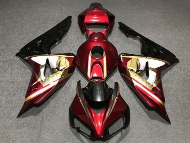 Buy 2006-2007 Honda CBR1000RR Motorcycle Fairings - Red White Gold Glossy Black Canada