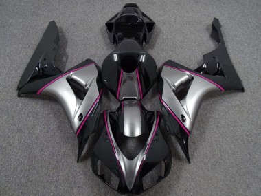 Buy 2006-2007 Honda CBR1000RR Motorcycle Fairings - Silver Pink Glossy Black Pinstripe Canada