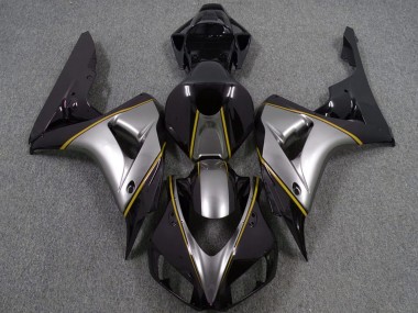 Buy 2006-2007 Honda CBR1000RR Motorcycle Fairings - Silver Yellow Glossy Black Pinstripe Canada