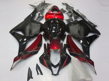 Buy 2009-2012 Honda CBR600RR Motorcycle Fairings - Red Glossy Black Matte Black Canada