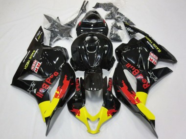 Buy 2009-2012 Honda CBR600RR Motorcycle Fairings - Glossy Black Yellow Red Bull Canada
