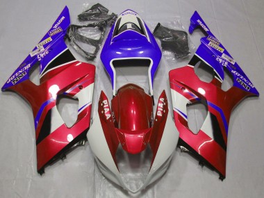 Buy 2003-2004 Suzuki GSXR 1000 Motorcycle Fairings - Candy Red White Blue Canada