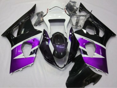 Buy 2003-2004 Suzuki GSXR 1000 Motorcycle Fairings - Purple White Glossy Black Canada