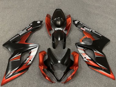 Buy 2005-2006 Suzuki GSXR 1000 Motorcycle Fairings - Matte Black Orange Canada