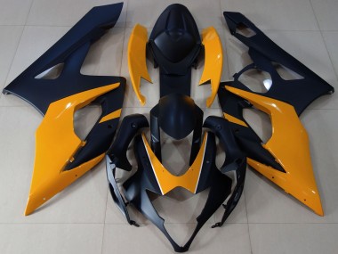 Buy 2005-2006 Suzuki GSXR 1000 Motorcycle Fairings - Matte Black Light Orange Canada