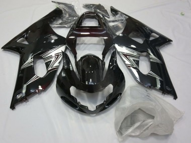 Buy 2001-2003 Suzuki GSXR 600 / GSXR 750 Motorcycle Fairings - Glossy Black Silver White Canada