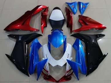 Buy 2011-2024 Suzuki GSXR 600 / GSXR 750 Motorcycle Fairings - White Blue Red Black Canada