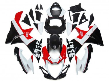 Buy 2011-2024 Suzuki GSXR 600 / GSXR 750 Motorcycle Fairings - White Red Glossy Black Canada