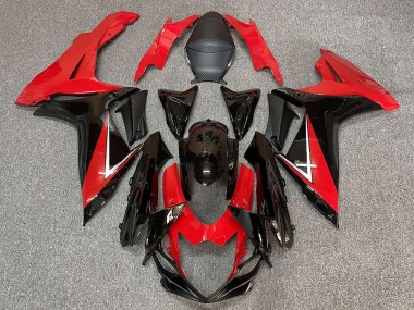 Buy 2011-2024 Suzuki GSXR 600 / GSXR 750 Abs Motorcycle Fairing - Red Glossy Black Canada