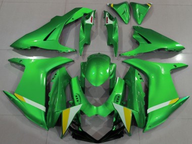 Buy 2011-2024 Suzuki GSXR 600 / GSXR 750 Motorcycle Fairings - Green White Yellow Canada
