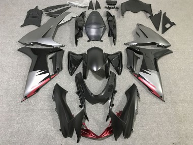 Buy 2011-2024 Suzuki GSXR 600 / GSXR 750 Motorcycle Fairings - Grey Silver Glossy Black Canada