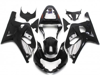 Buy 2001-2003 Suzuki GSXR 600 / GSXR 750 Motorcycle Fairings - Glossy Black Silver Canada