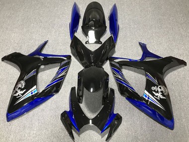 Buy 2006-2007 Suzuki GSXR 600 / GSXR 750 Motorcycle Fairing - Blue Glossy Black Canada