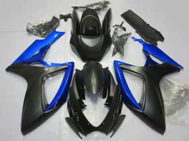 Buy 2006-2007 Suzuki GSXR 600 / GSXR 750 Motorcycle Fairing - Blue Matte Black Canada