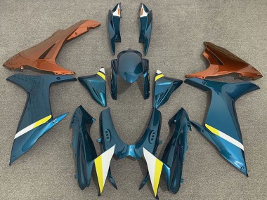Buy 2011-2024 Suzuki GSXR 600 / GSXR 750 Motorcycle Fairings - Light Blue Orange White Yellow Canada