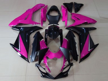 Buy 2011-2024 Suzuki GSXR 600 / GSXR 750 Motorcycle Fairings - Pink Glossy Black Matte Black Canada